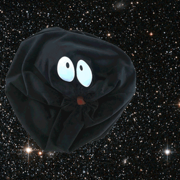 plüschiges schwarzes Loch